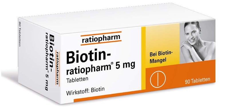Biotin ratiopharm 5 mg 90 Tabletten