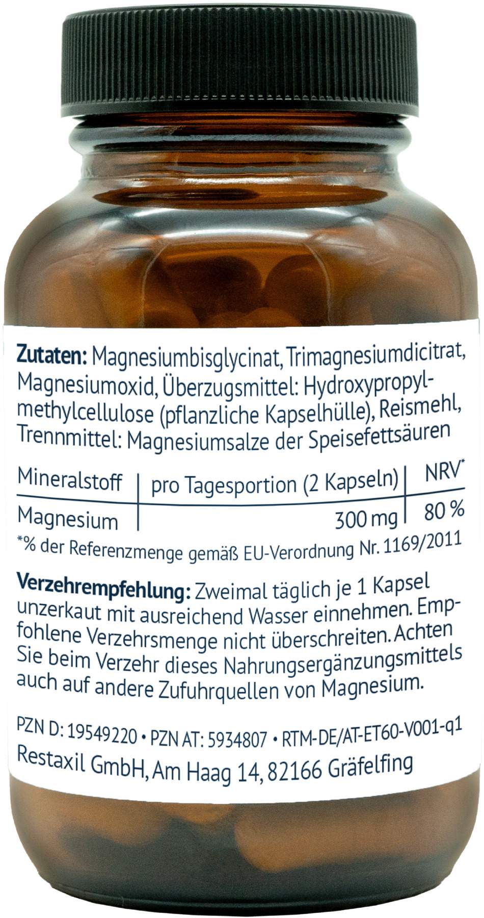 Restaxil Magnesium 60 Kapseln