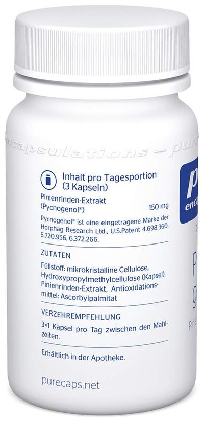 Pure Encap Pycnogenol 50 mg 60 Kapseln
