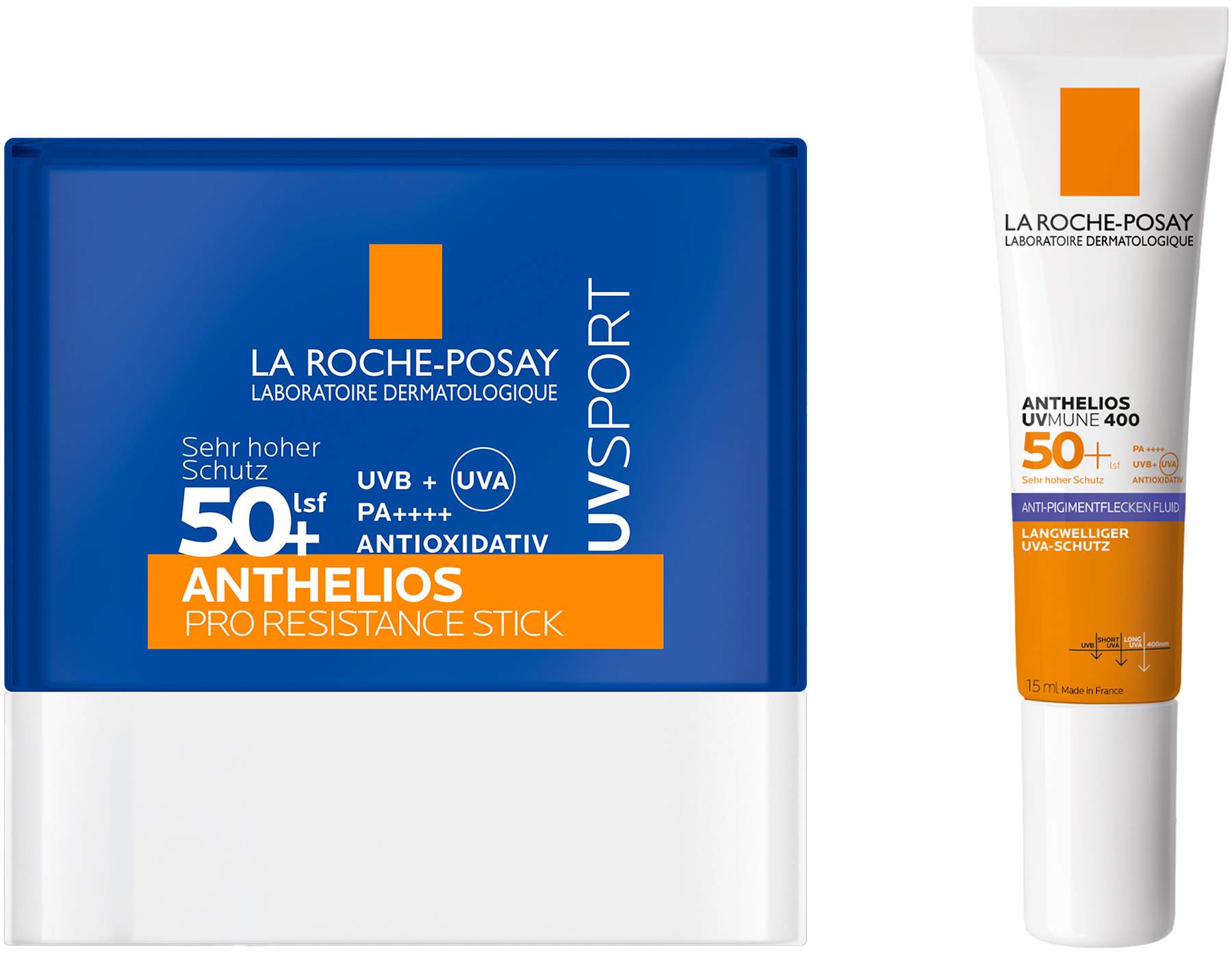La Roche Posay Anthelios Pro Sport Stick LSF 50+ 9 g + gratis La Roche Posay Anthelios Anti-Pigment Fluid 15 ml