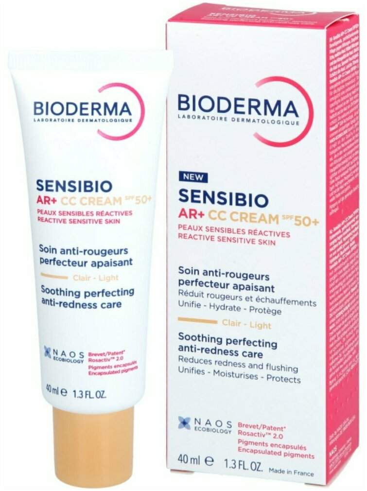 Bioderma Sensibio AR+ CC Creme LSF 50+ 40 ml