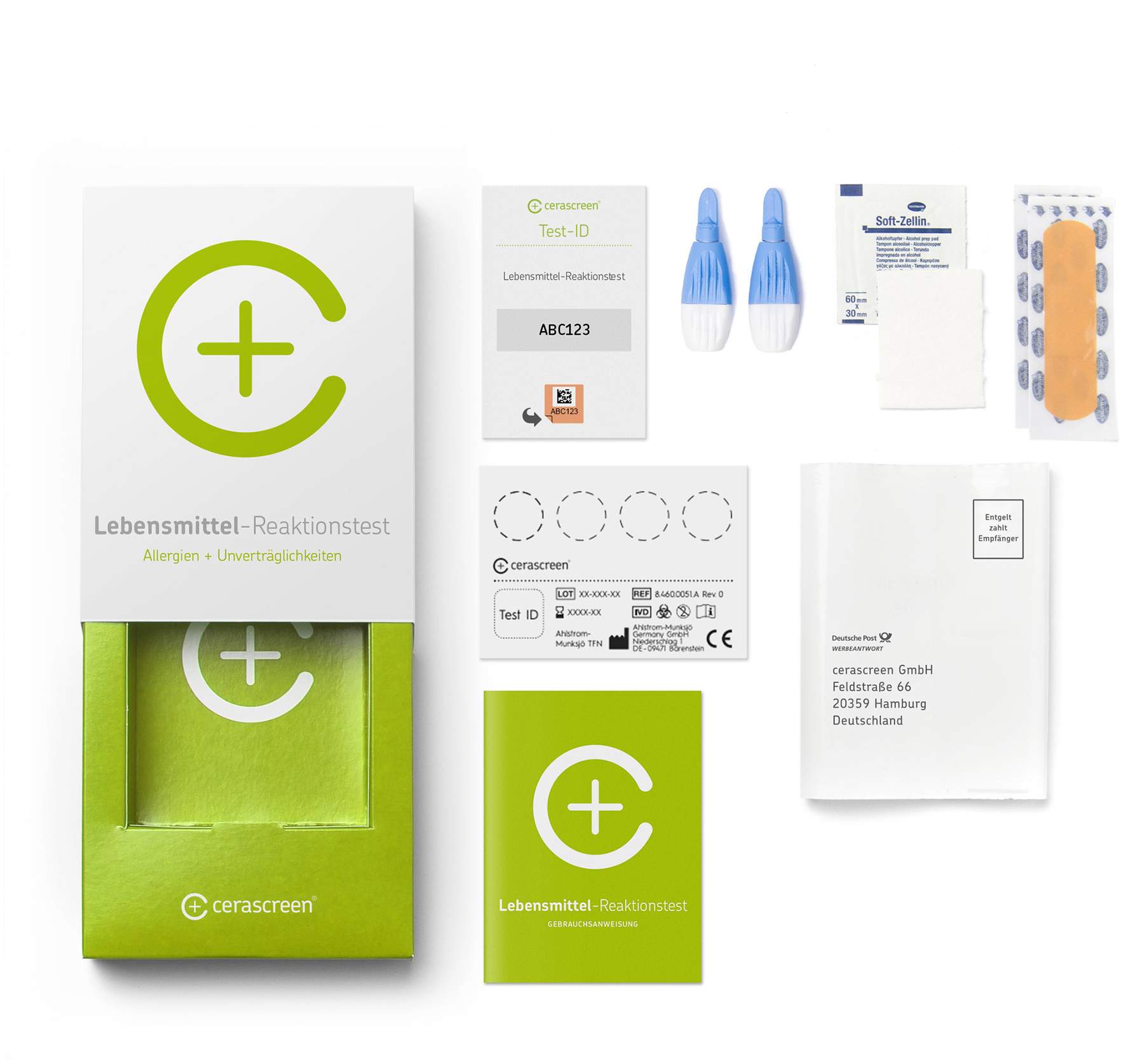 Lebensmittel Reaktionstest 1 Stück