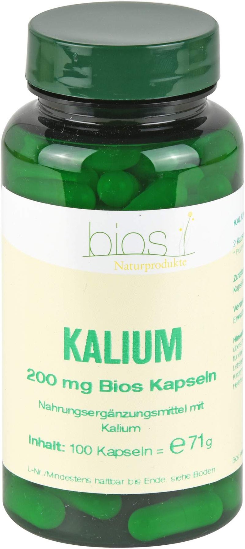 Kalium 200 mg Bios Kapseln