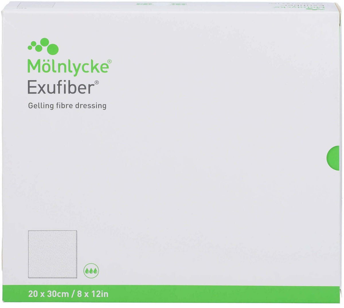 Exufiber 20 X 30 Gel-Faserverband 5 Stück
