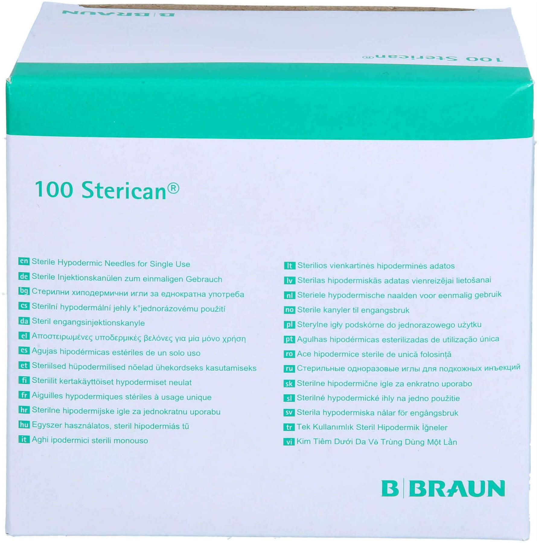 Sterican Einmalkanüle 19 G 50 mm 100 Kanülen