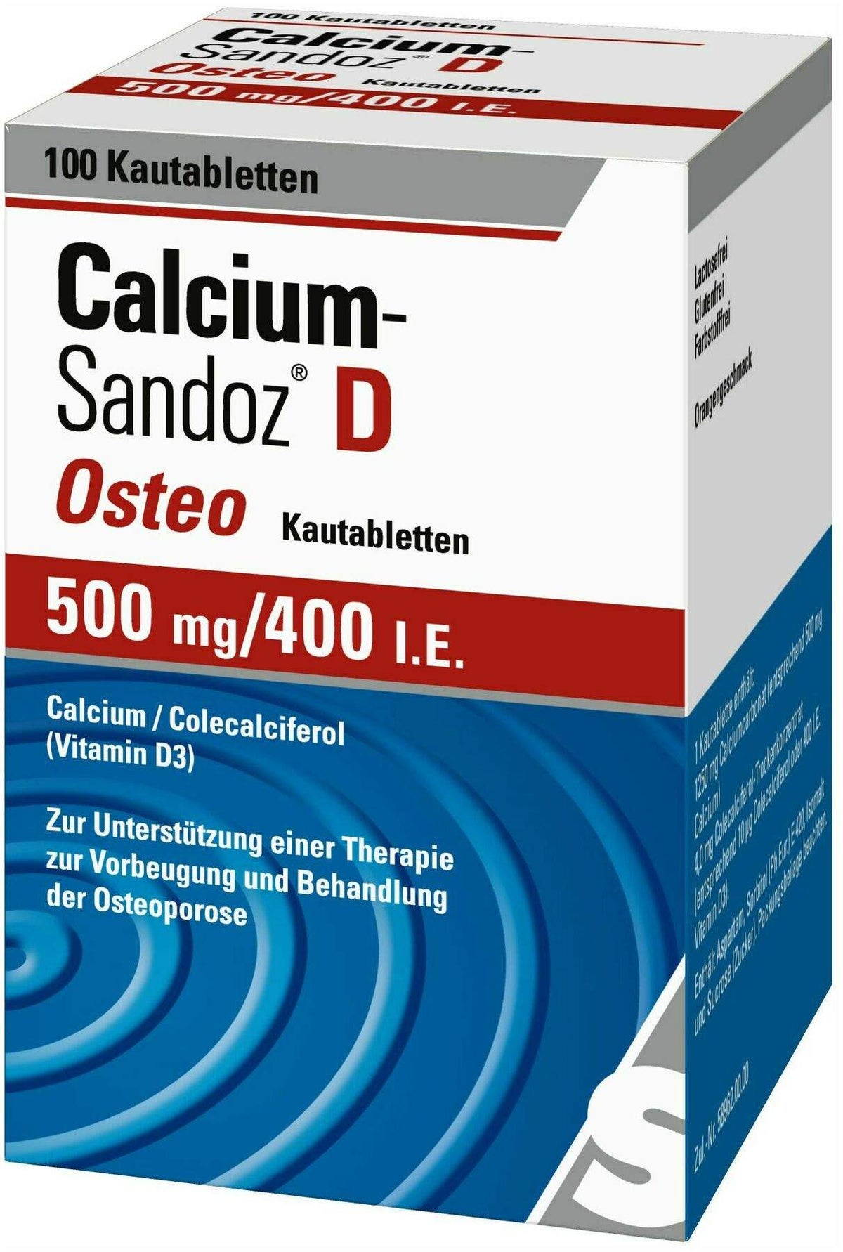 Calcium Sandoz D Osteo 100 Kautabletten