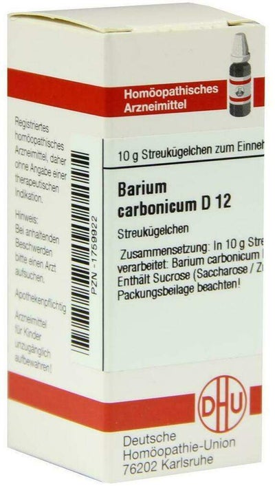 Dhu Barium Carbonicum D12 10 G Globuli