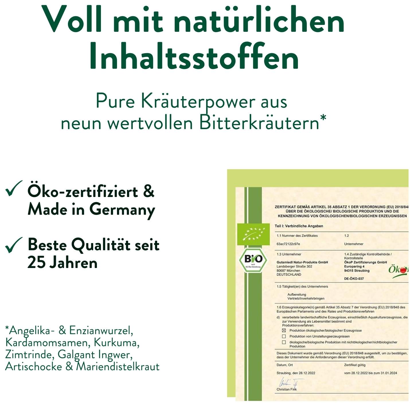 Bitterkraft Original Bitterstoffe Tropfen 20 ml