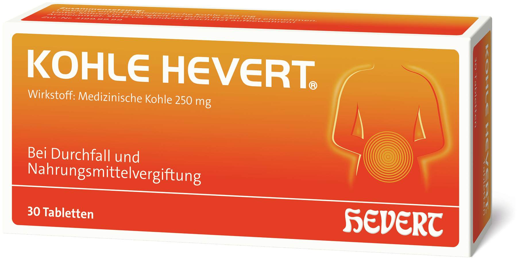 Kohle Hevert 30 Tabletten