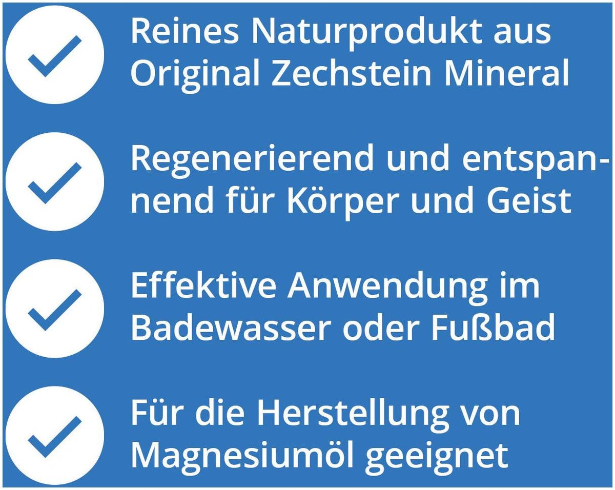 Magnesiumchlorid Vitalbad Zechstein 1000 G Bad