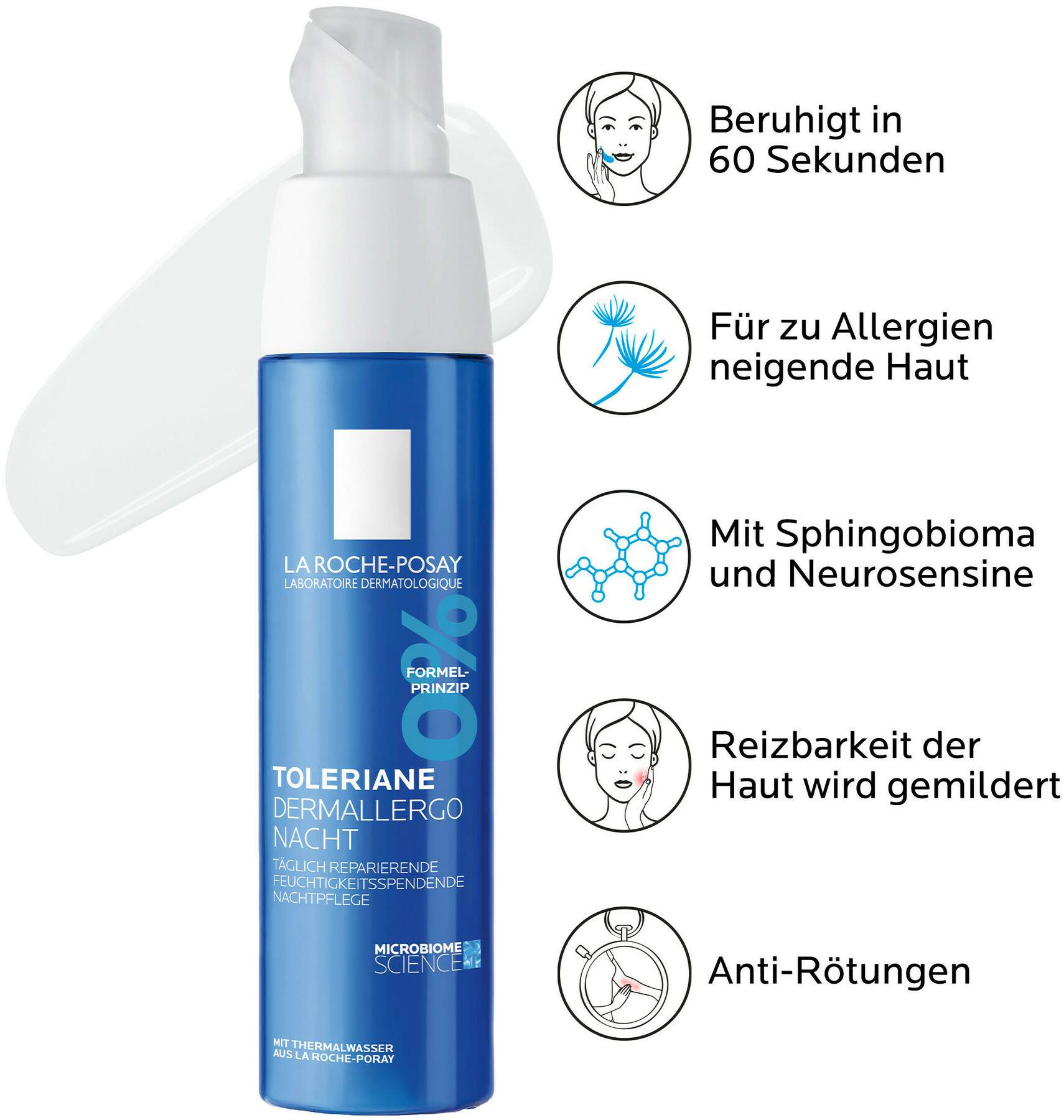 La Roche Posay Toleriane Dermallergo Nachtcreme 40 ml