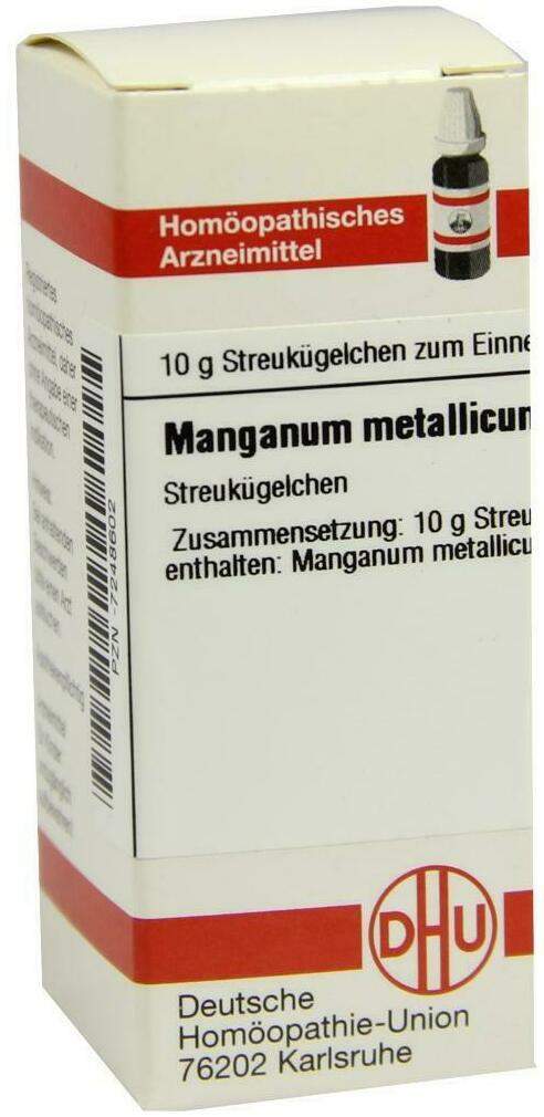 Dhu Manganum Metallicum D12 Globuli