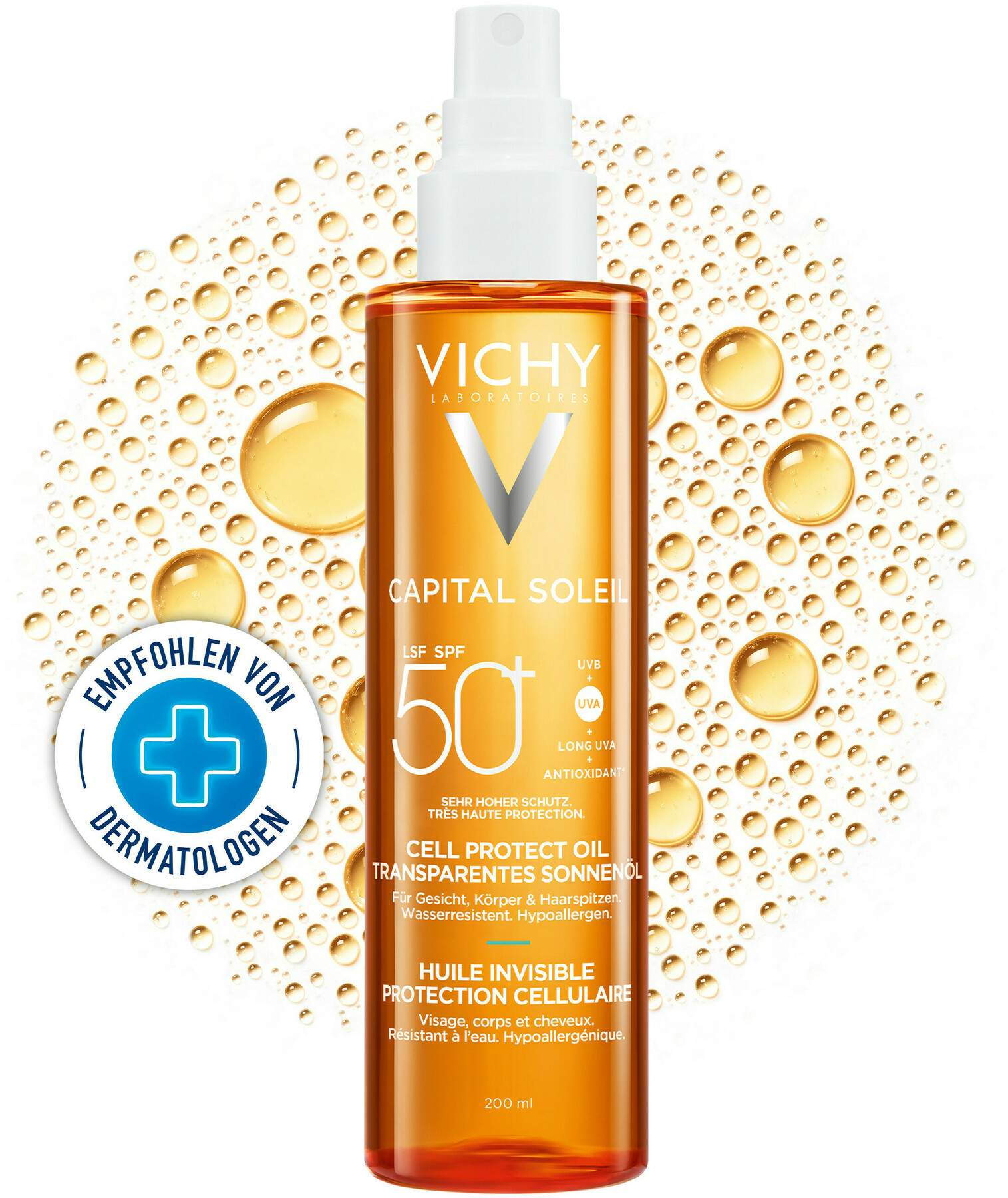 Vichy Capital Soleil Cell Protect Oil LSF 50 200 ml