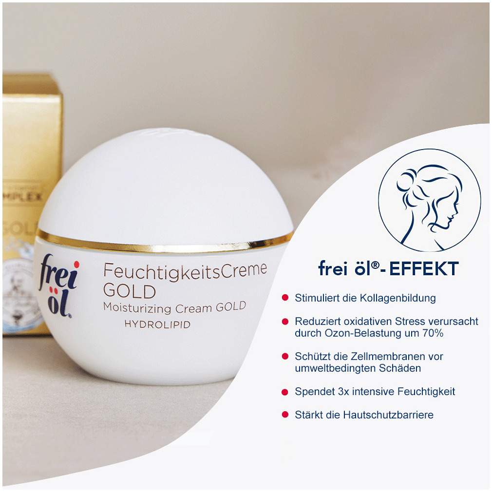 Frei Öl Hydrolipid Feuchtigkeitscreme Gold 50 ml