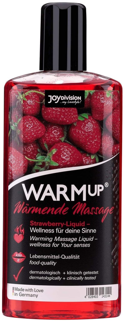 Warmup Massageliquid Mit Wärme-Effekt Erdbeere 150 ml
