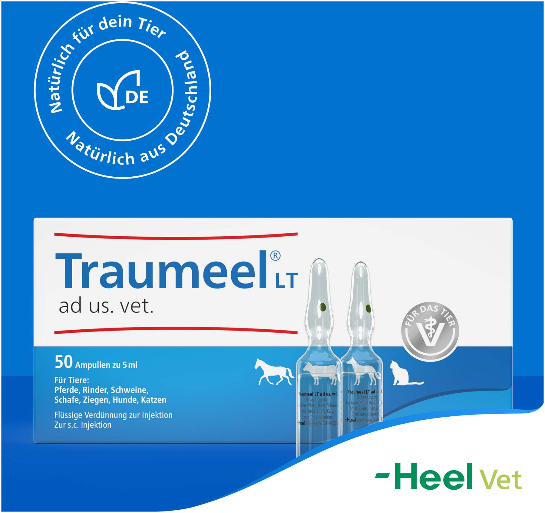 Traumeel Lt vet. 50 X 5 ml Ampullen