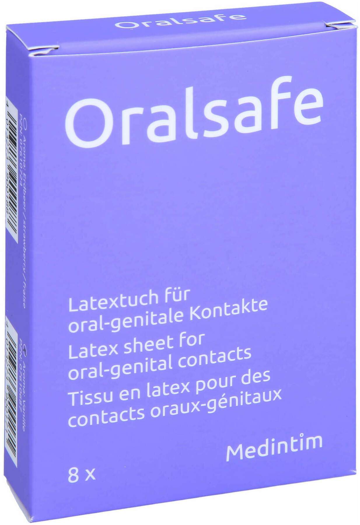 Oral Safe Latexschutztuch Vanille 8 Stk