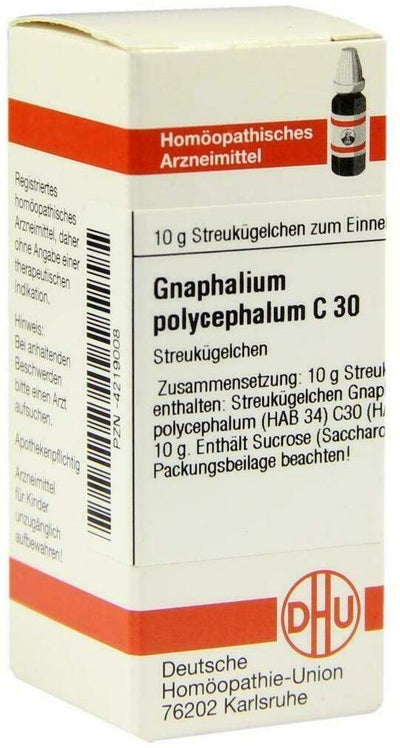 Dhu Gnaphalium Polycephalum C30 Globuli