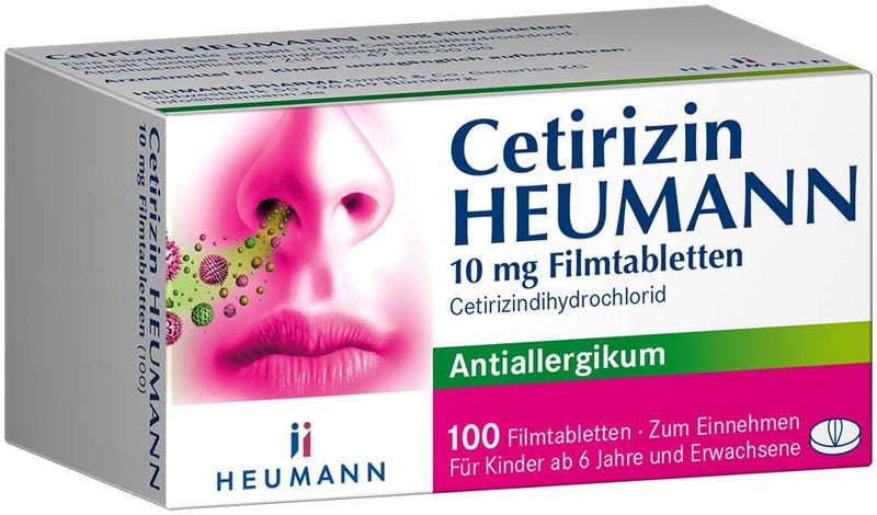 Cetirizin Heumann 10 mg 100 Filmtabletten