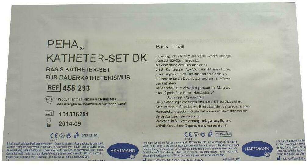 Peha Katheter Set Dk