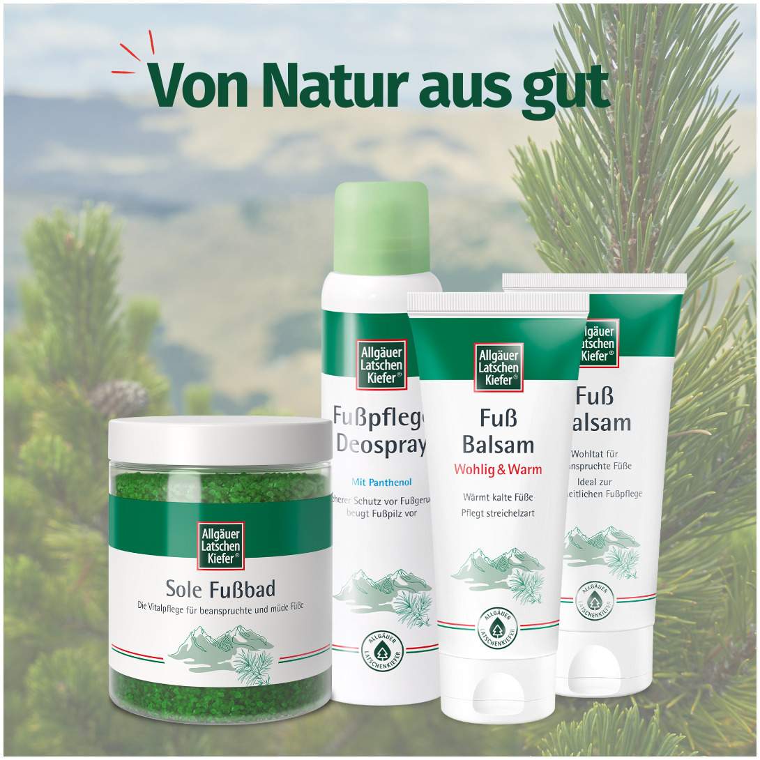 Allgäuer Latschenkiefer Sole Fußbad 350 G Bad