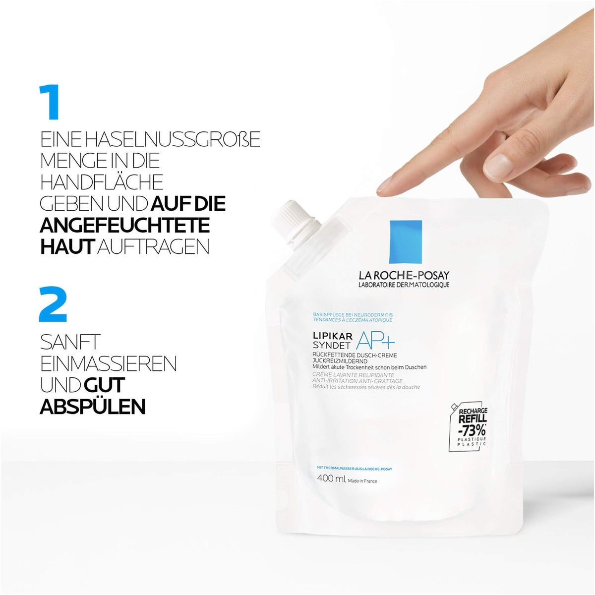 La Roche Posay Lipikar Syndet AP+ Nachfüllpack 400 ml