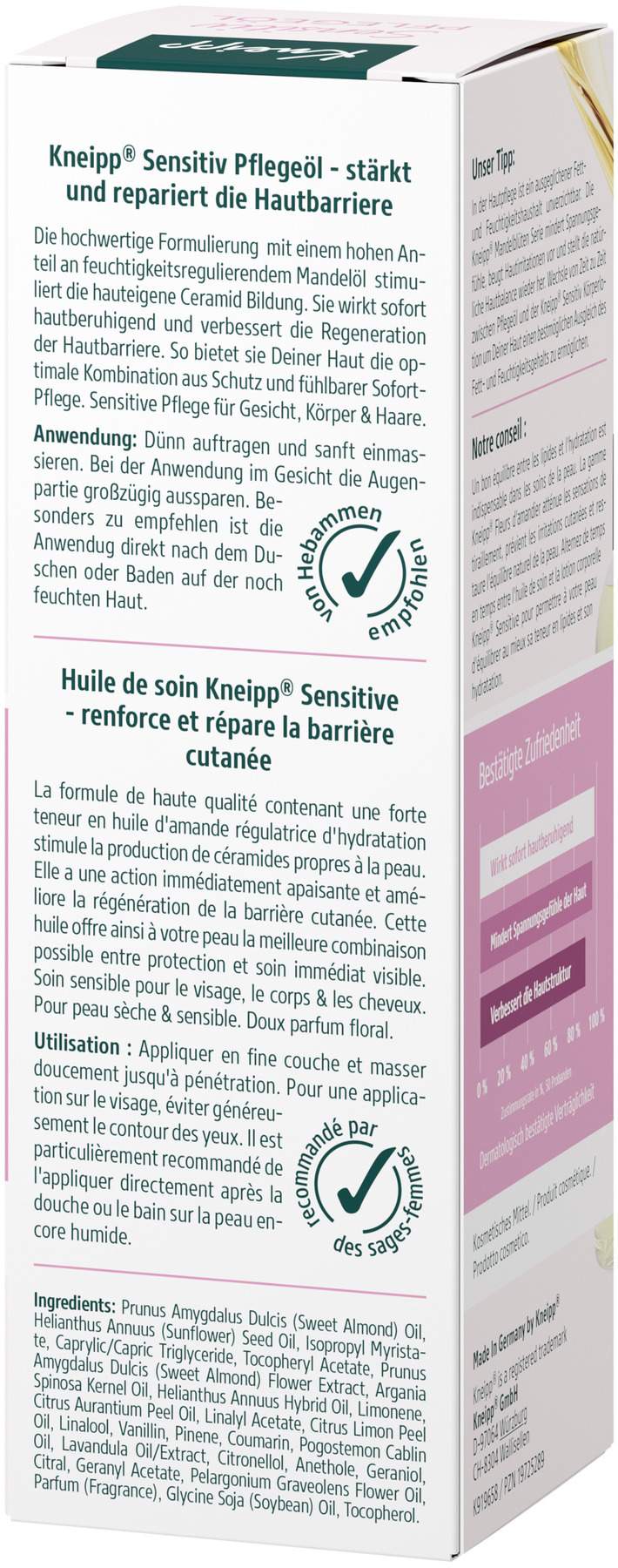 Kneipp Sensitiv Pflegeöl 100 ml