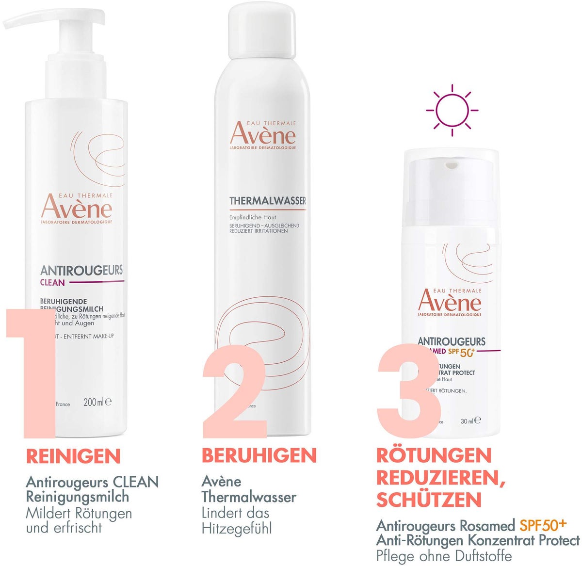 Avene Antirougeurs Rosamed Anti-Rötungen Konzentrat Protect SPF50+ 30 ml