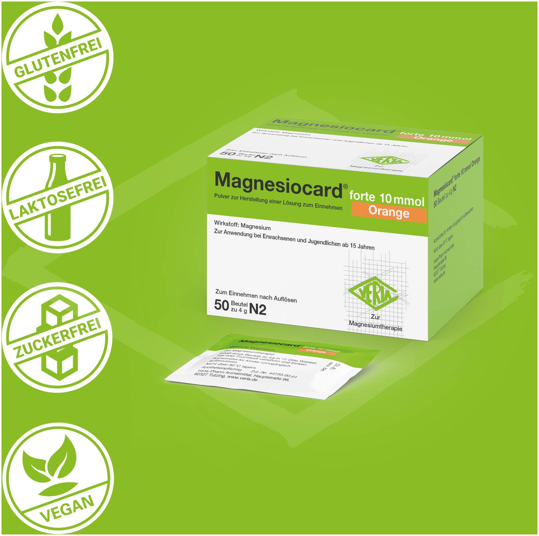 Magnesiocard Forte 10 Mmol Orange 100 Beutel
