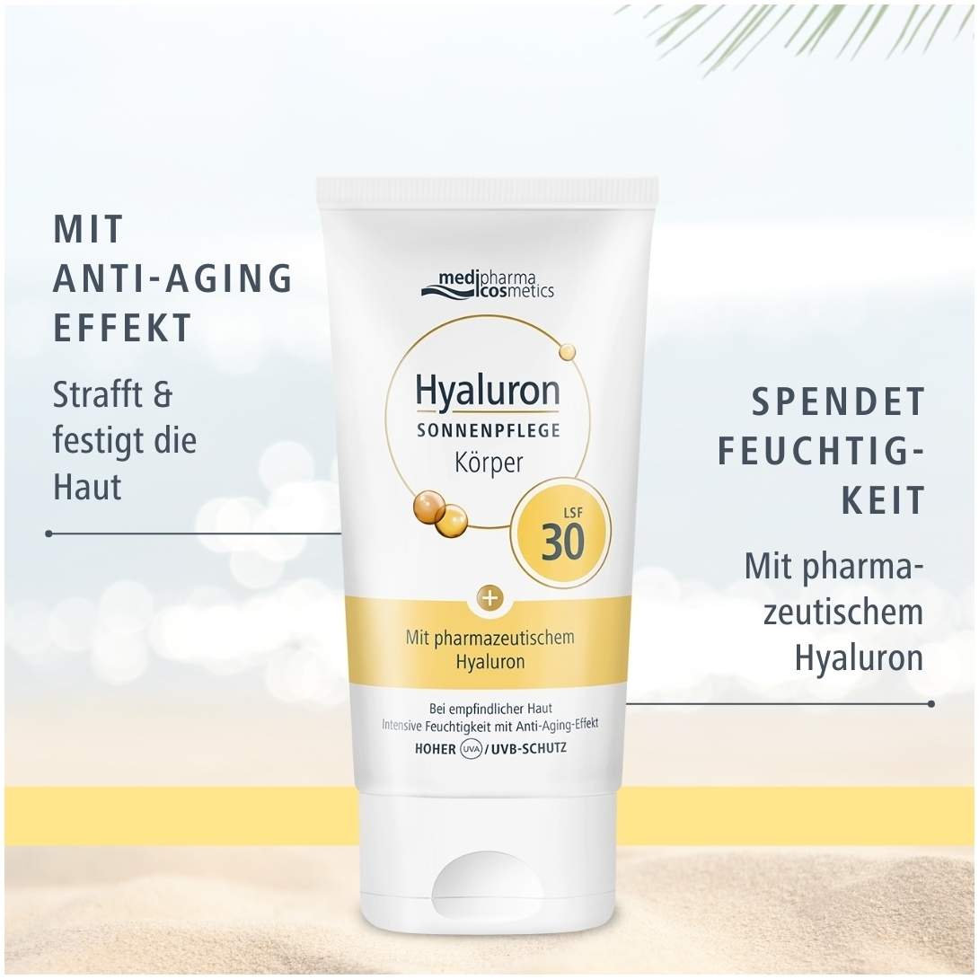 medipharma cosmetics Hyaluron Sonnenpflege Körper LSF 30 150 ml Creme