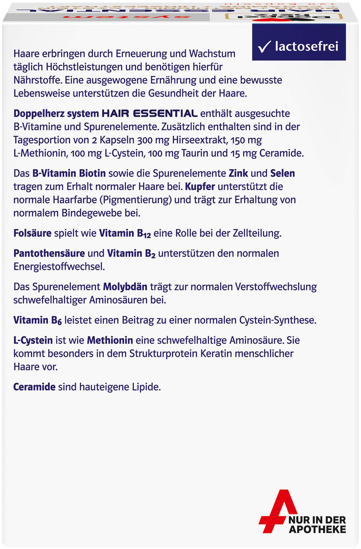 Doppelherz system Hair Essential 120 Kapseln
