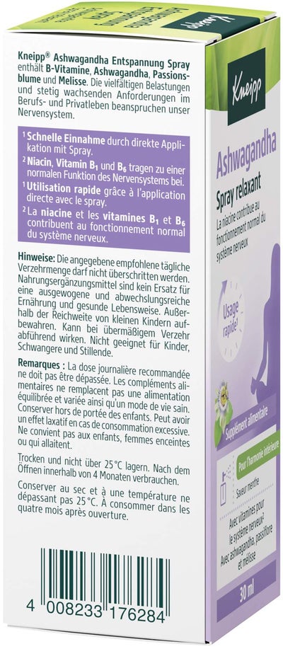 Kneipp Ashwagandha Entspannung Spray 30 ml