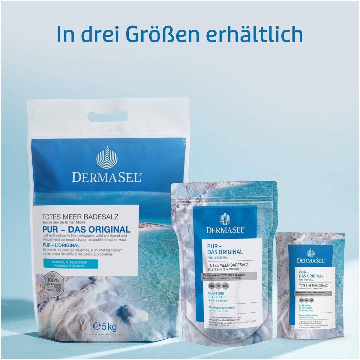 Dermasel Totes Meer Badesalz Pur 1500 g