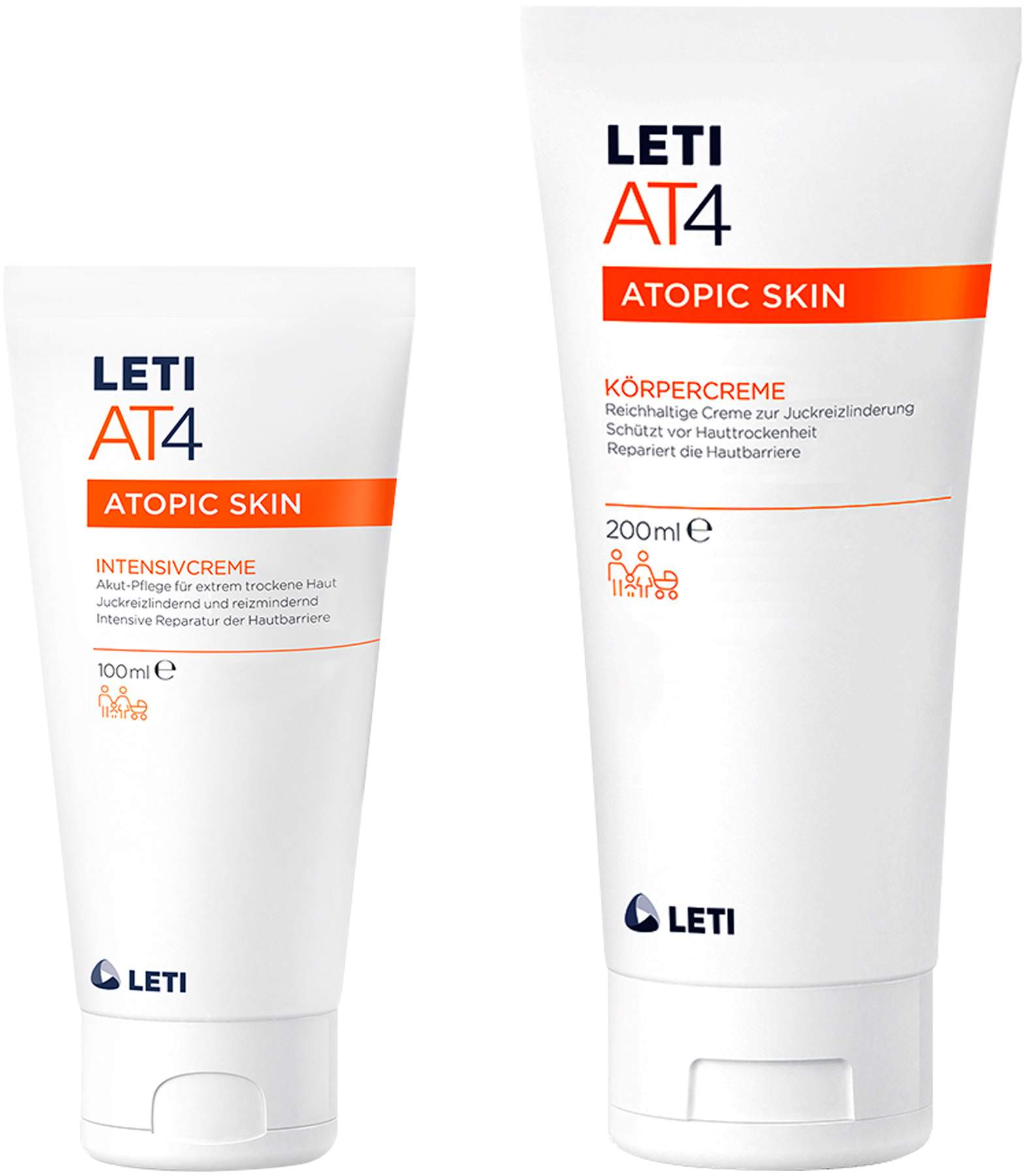 LETI AT4 Intensivcreme 100 ml + LETI AT4 Körpercreme 200 ml