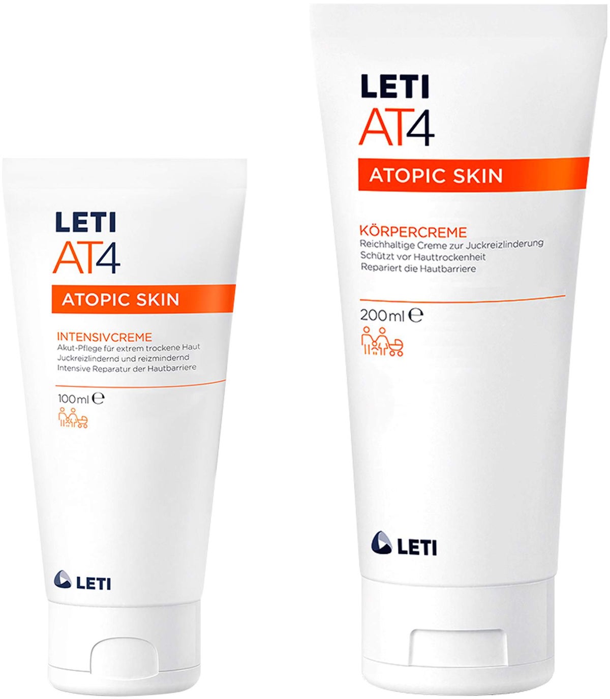 LETI AT4 Intensivcreme 100 ml + LETI AT4 Körpercreme 200 ml