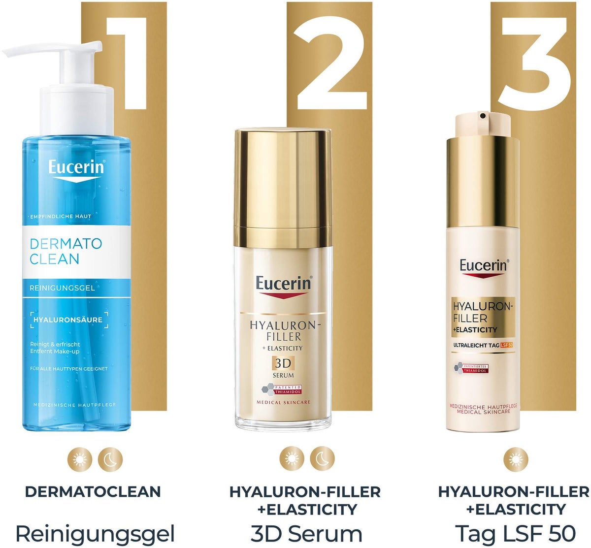 Eucerin Hyaluron-Filler + Elasticity Ultraleicht Tag LSF50 50 ml Creme