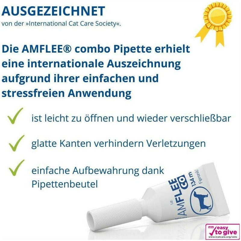 Amflee Combo 50 mg - 60 mg Spot-On Lösung Für Katzen 3 Stück