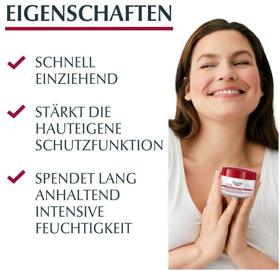 Eucerin pH5 Creme 75 ml empfindliche Haut