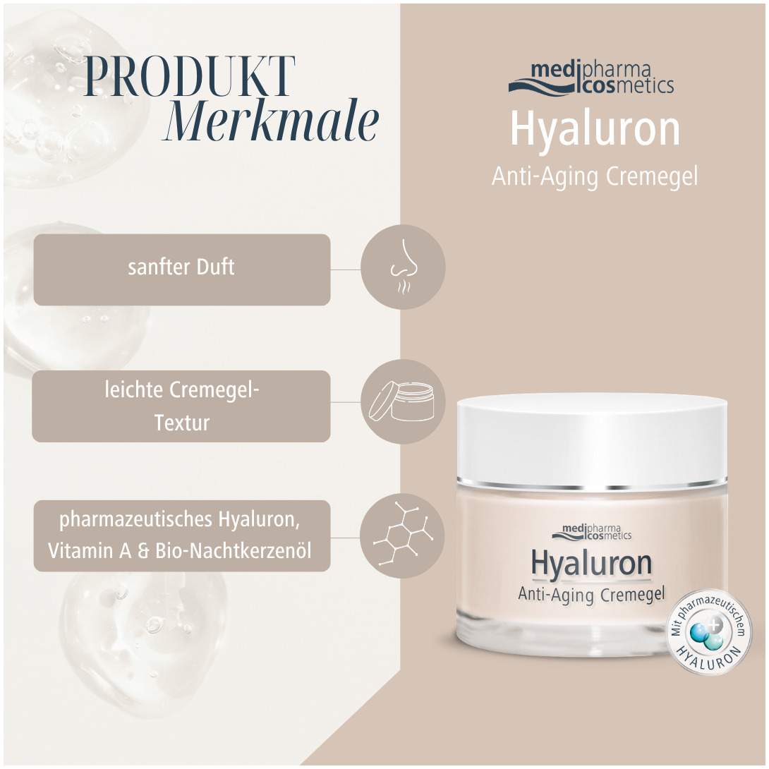 medipharma cosmetics Hyaluron Anti-Aging Cremegel 50 ml