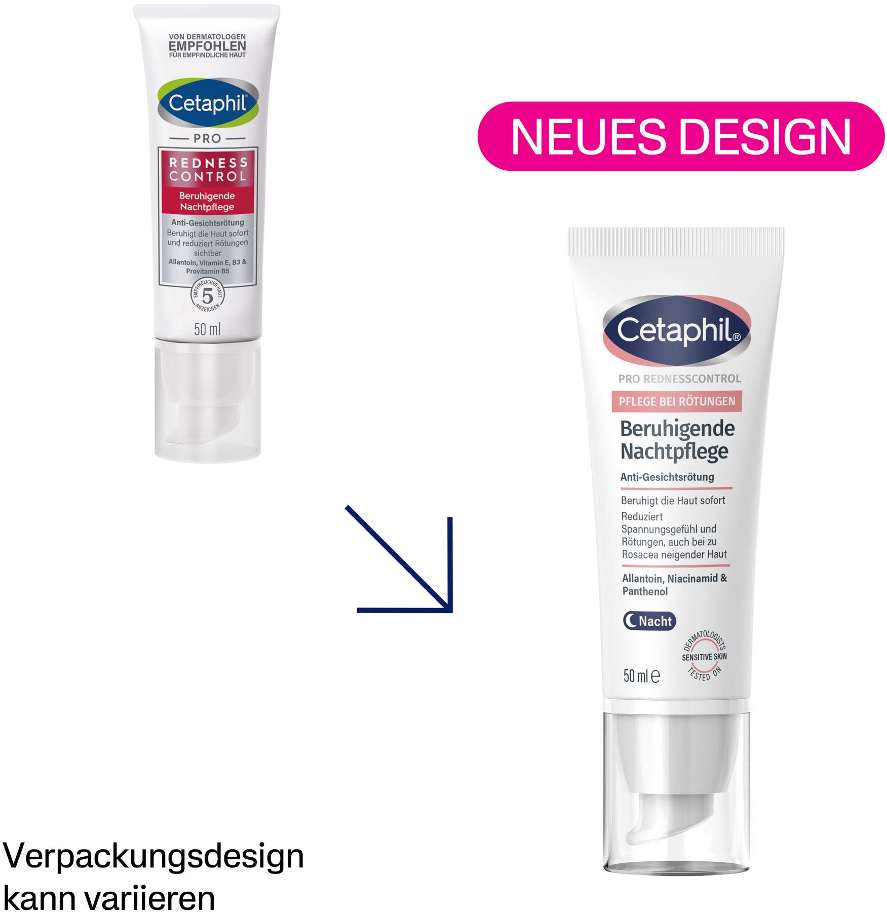 Cetaphil RednessControl beruhigende Nachtpflege 50 ml