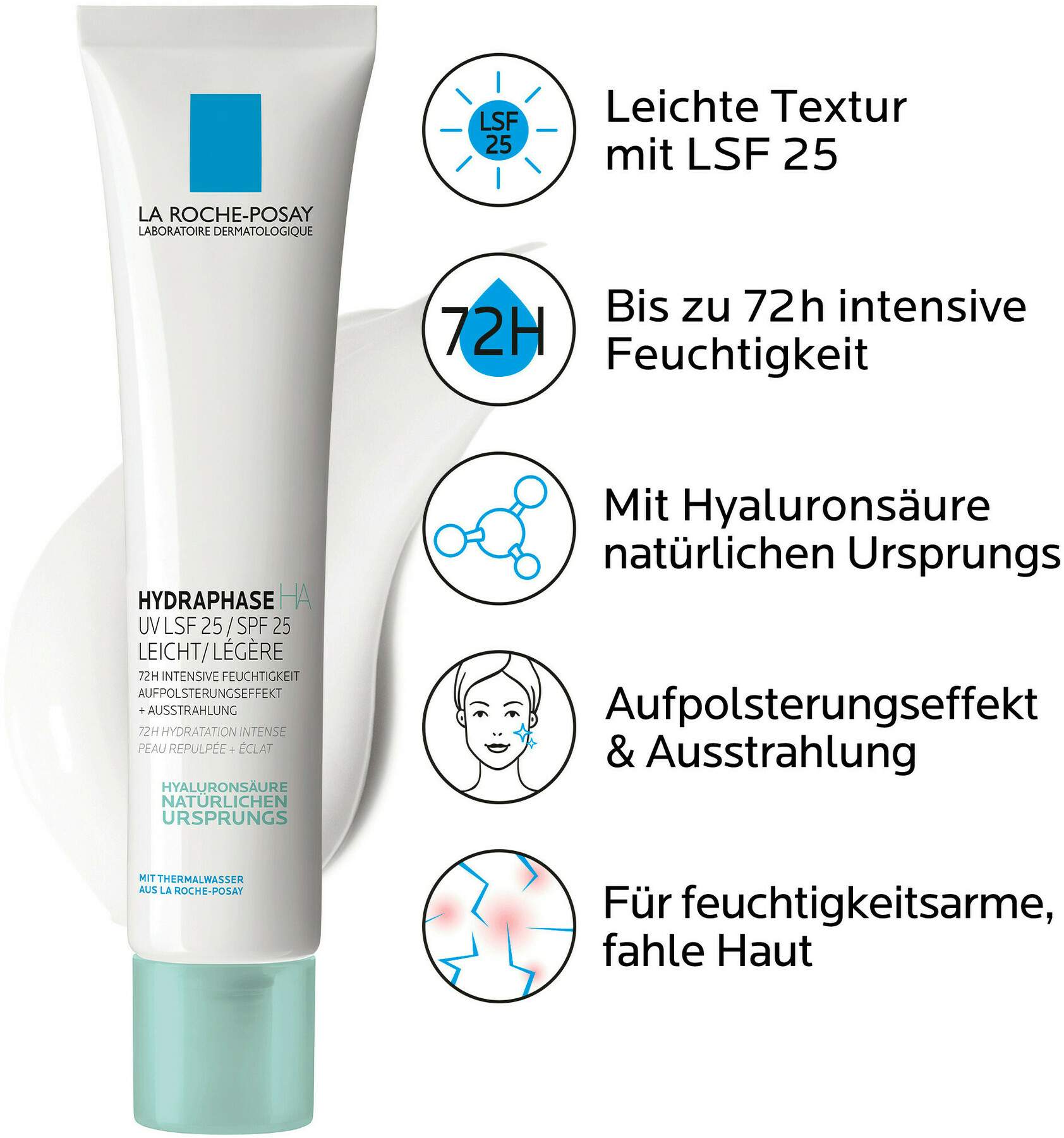 La Roche Posay Hydraphase HA UV Leichte Tagescreme LSF 25 40 ml