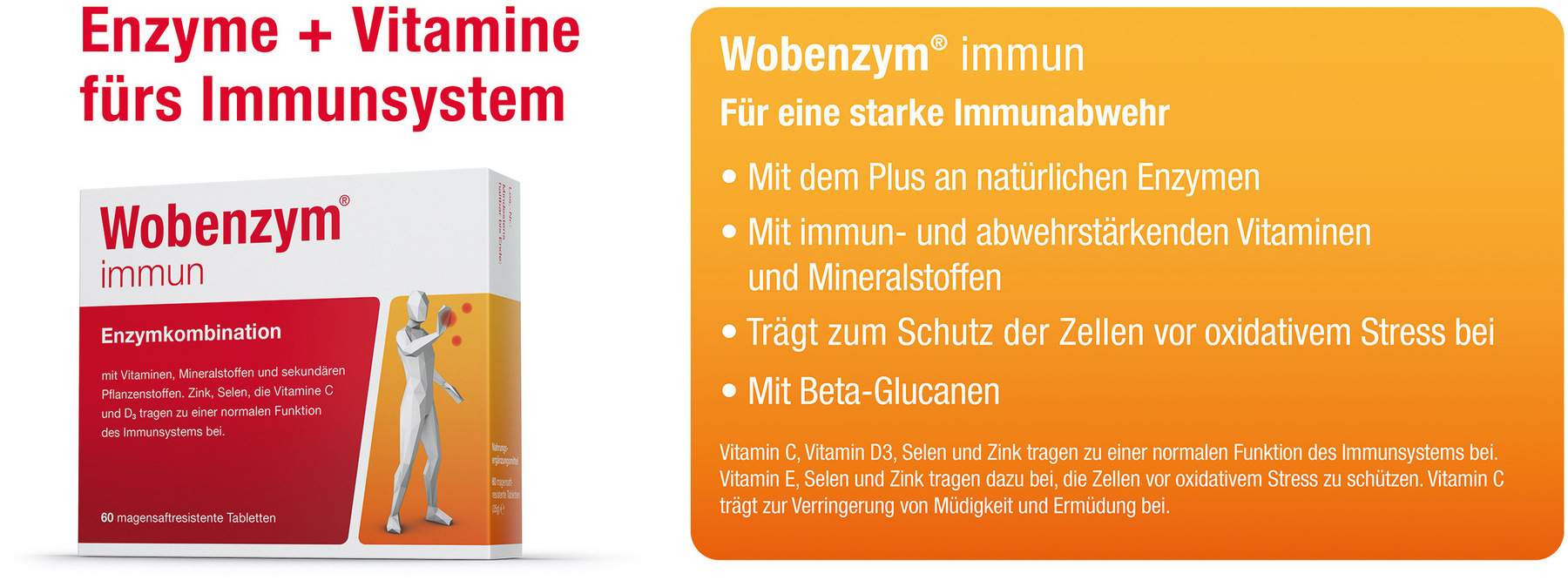 Wobenzym immun 60 Tabletten