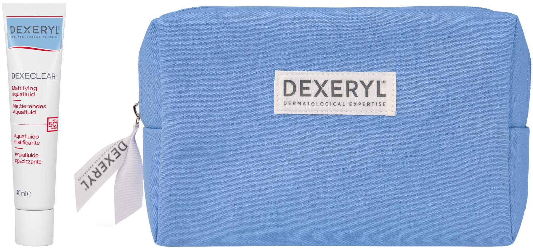 Dexeryl Dexeclear mattierendes Aquafluid 40 ml + gratis Kosmetiktasche 1 Stück