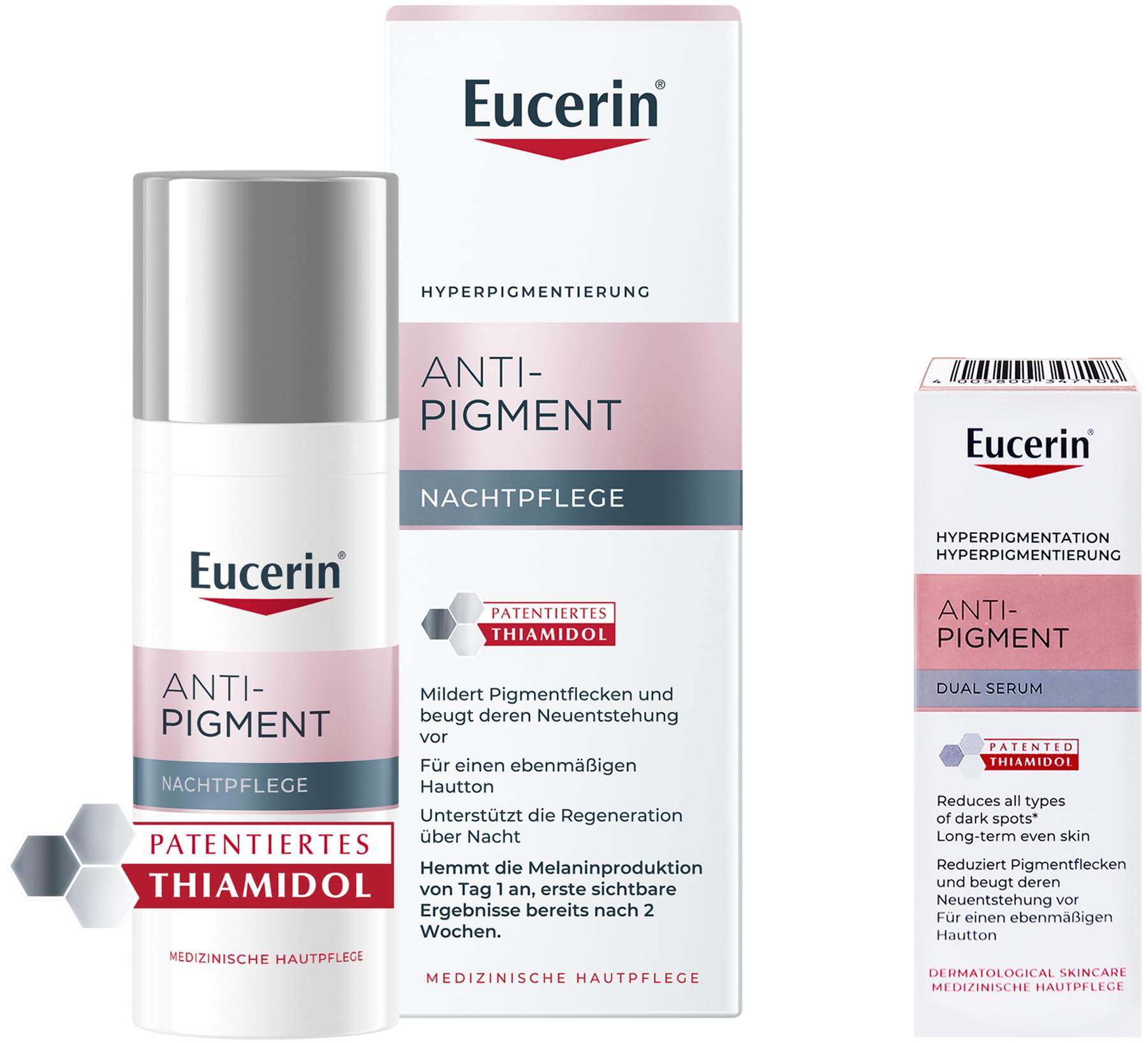Eucerin Anti-Pigment Nachtpflege 50 ml Creme + gratis Eucerin Anti - Pigment Dual Serum Mini 7 ml