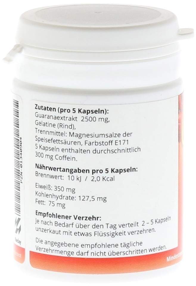 Guarana Pur 500 60 Kapseln