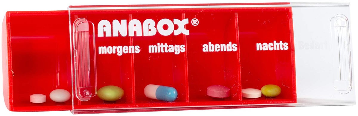 Anabox Tagesbox Hellrot