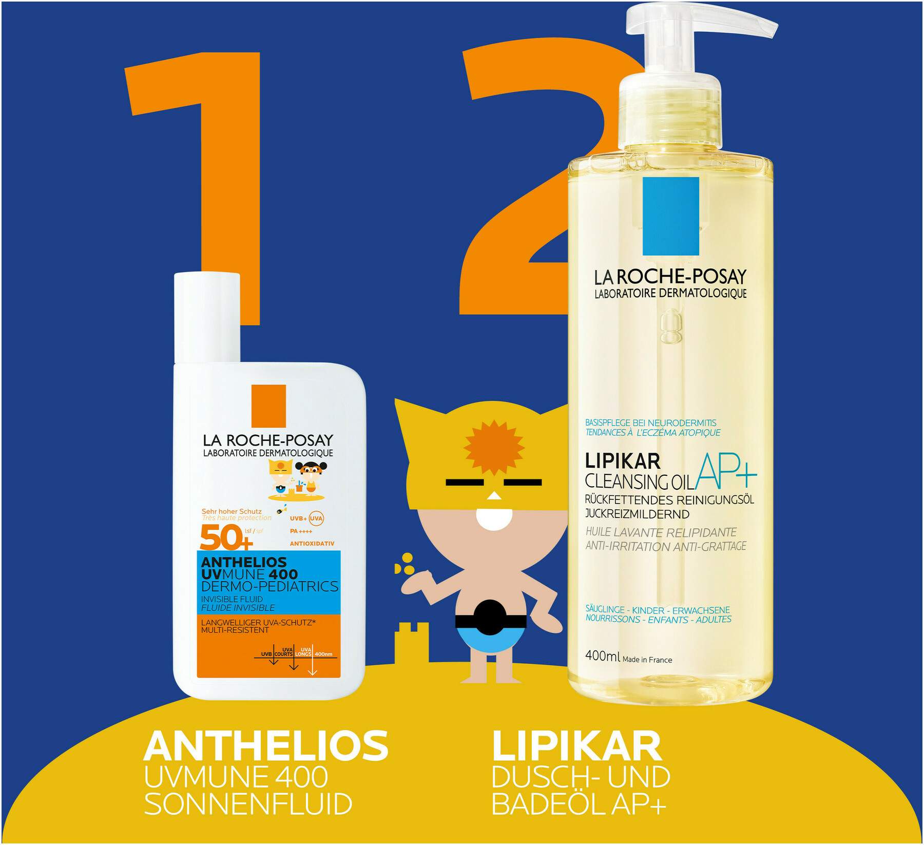 La Roche Posay Anthelios Dermo-Kids Invisible UVMune 400 LSF50 50 ml Fluid