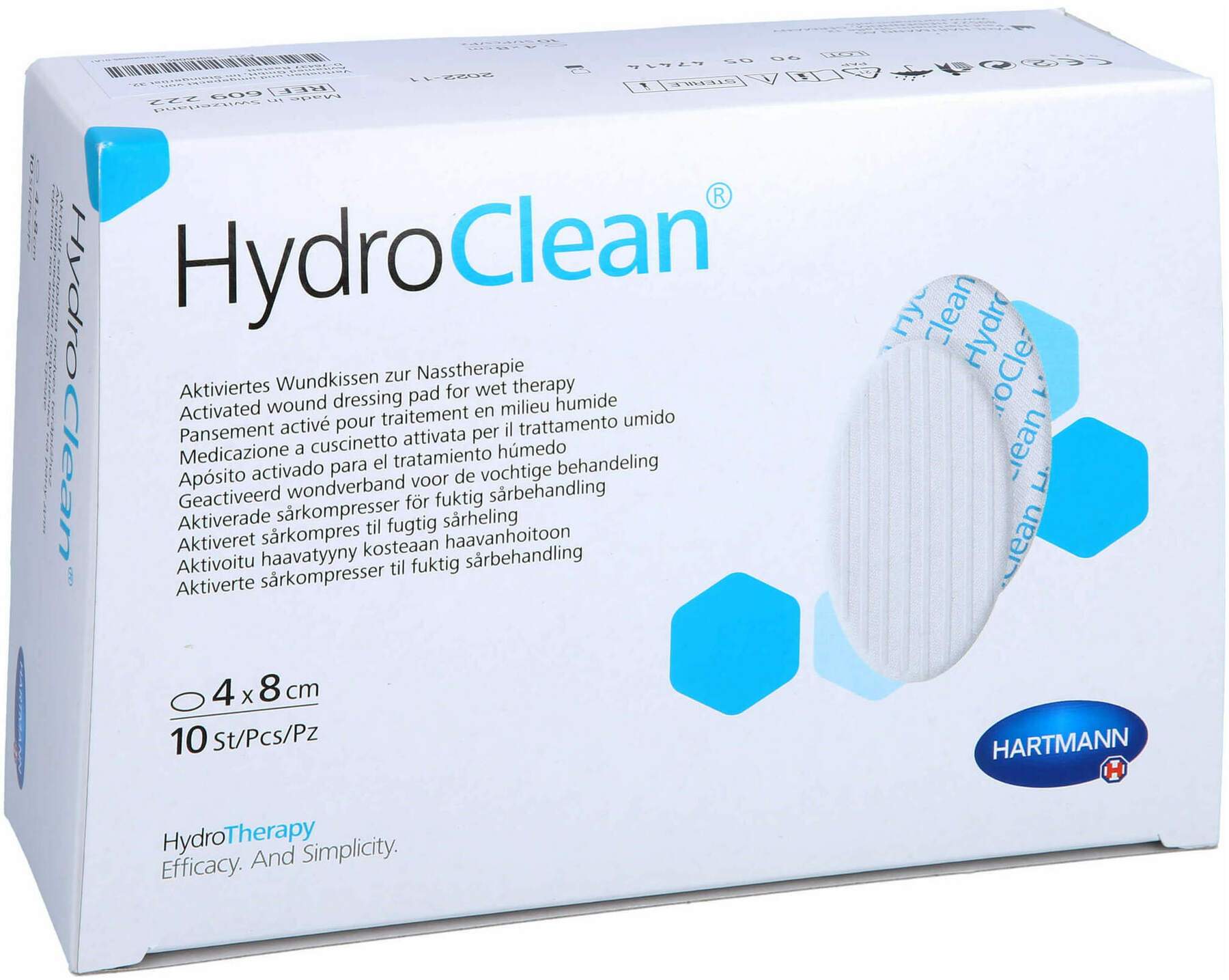 Hydroclean Kompressen 4x8 cm Steril