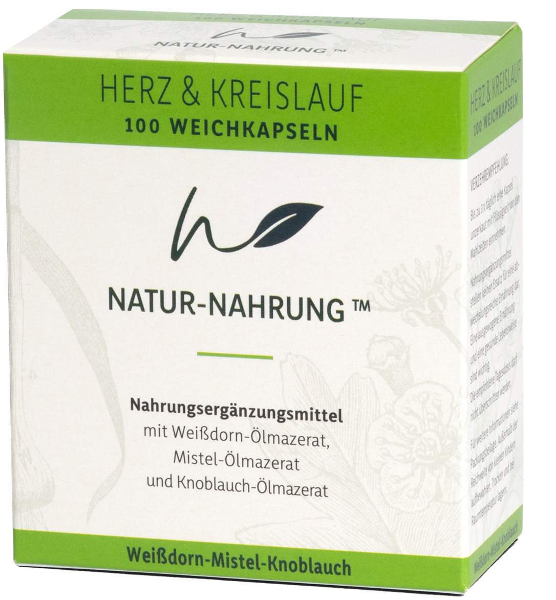 Natur-Nahrung Herz & Kreislauf Weißd.+mistel+kn