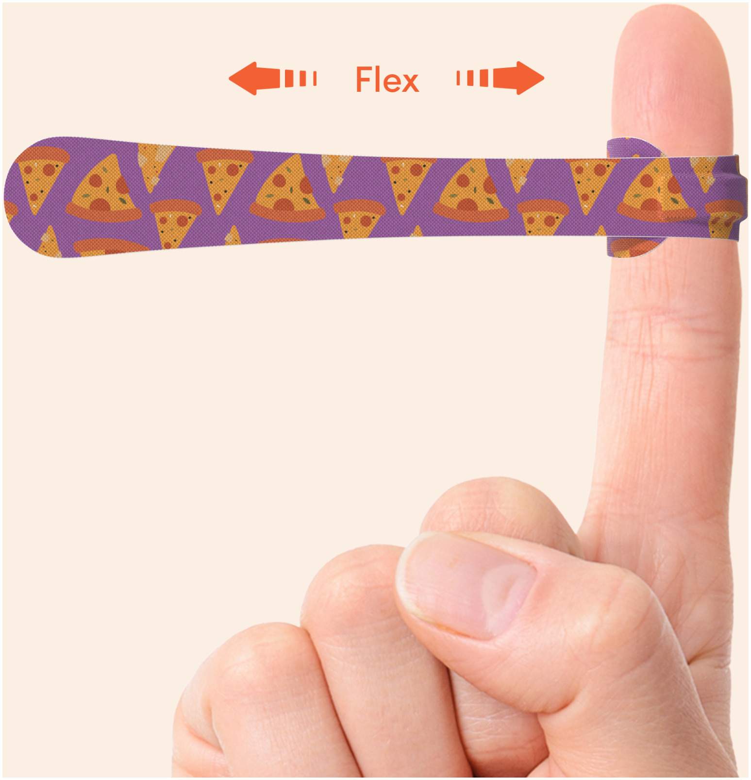Wild Stripes Finger Flexi Pflaster Food Edition 20 Stück